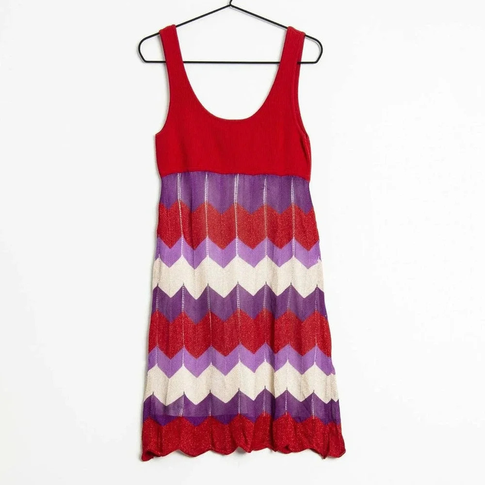 Bebe Women's Size Small Vintage Y2K Sleeveless Sweater Dress v6x